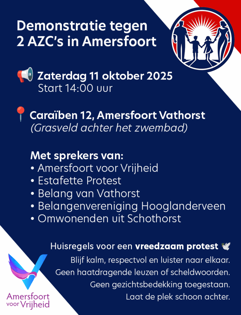 Demonstratie flyer 11 oktober