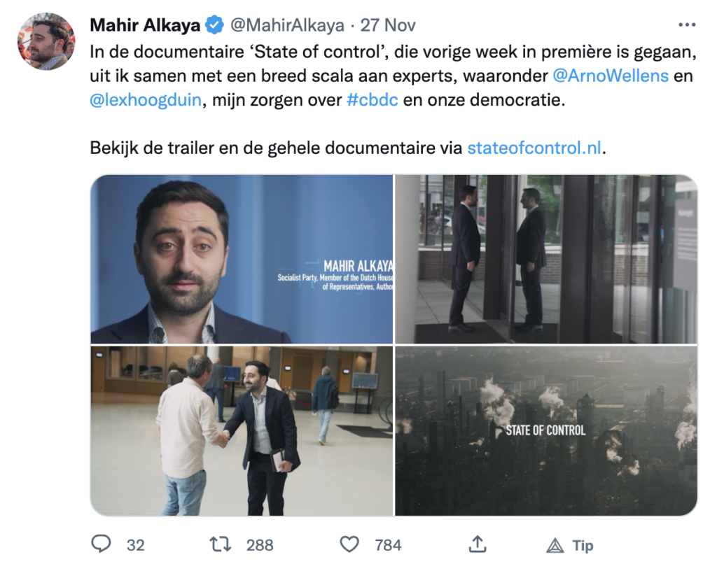 Mahir Alkaya Tweet Arno Wellens State of Control