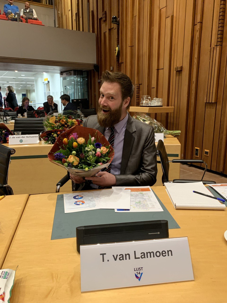Beëdiging Fractievoorzitter Tom van Lamoen 2022